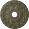Ekena Millwork Spring Leaf Ceiling Medallion (Canopies up to 5 5/8"), 19 7/8"OD x 3 5/8"ID x 1 1/4"P, Spartan Stone CM19SPSSF - alternate 1